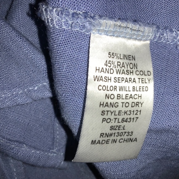 Umgee camisole tie waist Sz L raw edge trim adjustable straps New - Picture 7 of 8